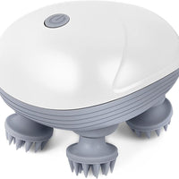 Electric Scalp Massager – 360° Kneading & Vibration Relaxation