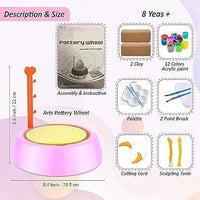 Kids Battery Operated Pottery Wheel & Painting Kit