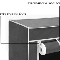 4 Rack Collapsible Wardrobe Cabinet and Shoe Rack