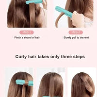 2-in-1 Mini Hair Straightener and Curler