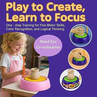 Kids Battery Operated Pottery Wheel & Painting Kit